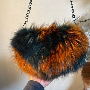 Fox fur bag